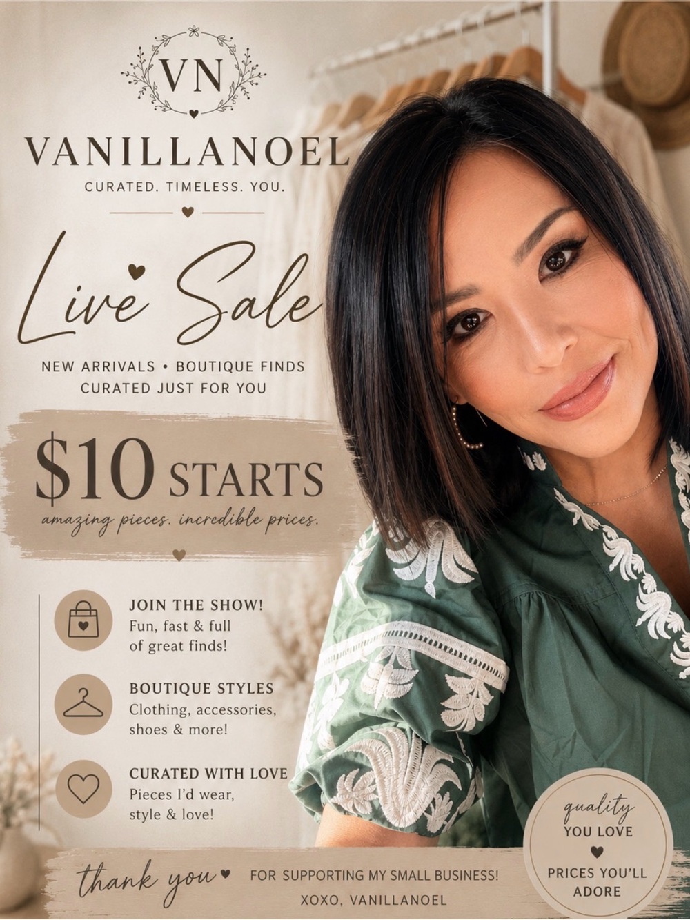 Live sale !